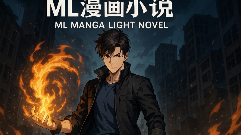 ml漫画小说 墨绘双影字载深情 首页主视觉插画
